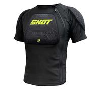 Shot Airlight short sleeve Protector Jacket, black/neon yellow, size M