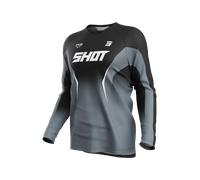 Shot Race Gear Draw Clash 27 MX Jersey BlackL Black