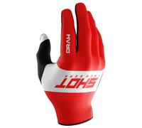 Shot Draw Sky Off-road Gloves Red 12-13 Years Kids
