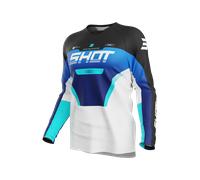 Shot Race Gear Draw Struck 27 Youth MX Jersey BlueXL Blue