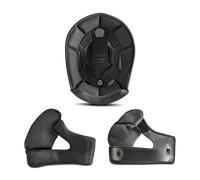 Shot Race Gear Furious Youth Helmet Liner Set BlackM Black