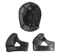 Shot Race Gear Furious Youth Helmet Liner Set BlackS Black
