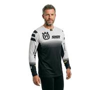 Shot Aerolite Husqvarna Limited Edition Motocross Jersey, black-white, size S for Men