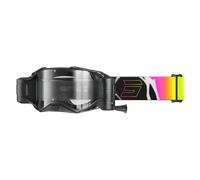 Shot Race Gear Lite Devil Roll-Off 27 MX Goggles Black/Matt Black,Matt
