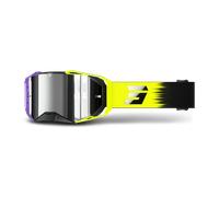 Shot Race Gear Lite Rage 27 MX Goggles Purple/Neon Yellow Matt Glossy Purple,Neon Yellow Matt Glossy