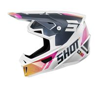 Shot Lite Ultra Motocross Helmet, blue/pink, size S (55/56)