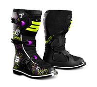 Shot Race Gear Race 2 Cartoon 27 Youth MX Boots Black40 Black