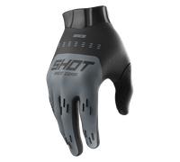 Shot Race Evo Motocross Gloves, black-grey, size XL for Men
