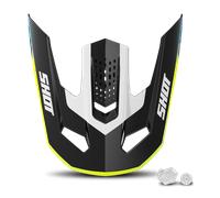 Shot Race Gear Speed Hybrid Helmet Peak Neon Yellow Glossy Neon Yellow Glossy