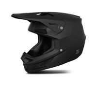 Shot Race Gear Speed Solid Youth 27 MX Helmet Black/MattL Black,Matt