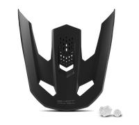 Shot Race Gear Speed Solid Youth MX Helmet Peak Black/Matt Black,Matt