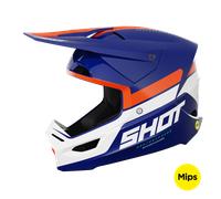 Shot Race Mips® Iron MX Helmet Blue/OrangeM Blue,Orange