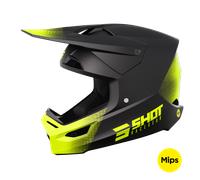 Shot Race Draw Off-road Helmet Yellow L unisex