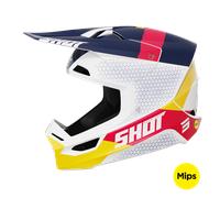 §Shot Race Mips Ridge MX Helmet Red-Blue§