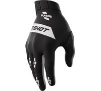 Shot Race Motocross Gloves, black/white, size 12