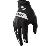 Shot Race Motocross Gloves, black-white, size 4XL for Men