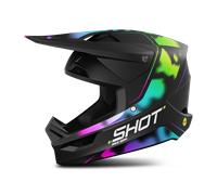 Shot Race Nitro MX Helmet Black/MattL Black,Matt