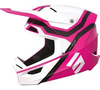 Shot Race Sky Motocross Helmet, white/hotpink, size XL (61/62)