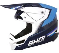 Shot Race Off-road Helmet White,Blue 2XL