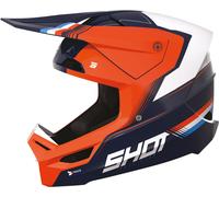 Shot Race Tracer Motocross Helmet, orange/black/white, size XL (61/62)