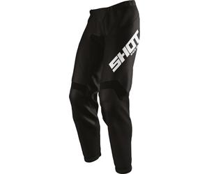 SHOT RAW FULL BLACK trousers black 40