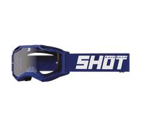 Shot Rocket Kid 2.0 Motocross Goggles, white-blue for Kids