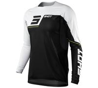 SHOT ROUGE REVOLT cycling jersey long-sleeved white M