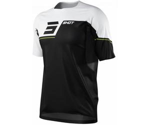 SHOT ROUGE REVOLT short sleeve cycling t-shirt white L