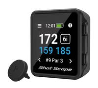 Shot Scope H4 GPS Handheld with Performance Tracking - F/M/B green and hazard distances - 36,000+ pre-loaded courses - 100+ statistics including Strokes Gained - No subscriptions