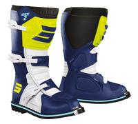 Shot Race 2 Youth MX Boots Blue/Neon Yellow31 Blue,Neon Yellow