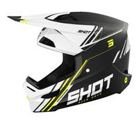 §Shot Race Sprint MX Helmet Black-Neon Yellow Matt§