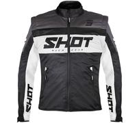 Shot Softshell Lite Motocross Jacket, black-white, size L for Men