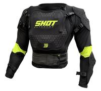 §Shot Optimal 2.0 MX Protective Vest Black-Neon Yellow§