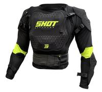 SHOT SHOT - Protections Optimal 2.0 Junior Black / Neon Yellow M