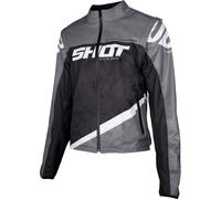 Shot Softshell Lite Motocross Jacket, black/grey, size XXL