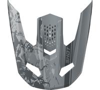 SHOT SPEED BATTLE Helmschild matt grau