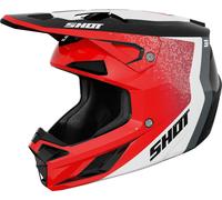 Shot Speed Hybrid Motocross Helmet, red, size XS for Men