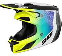 Shot Speed Hybrid Motocross Helmet, yellow, size S for Men