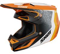 SHOT SPEED HYBRID MX-Helm glanz orange L