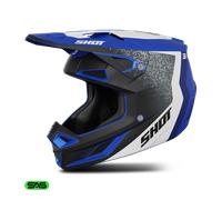 Shot Speed Hybrid Motocross Helmet, blue, size S for Men