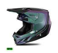 Shot Speed Fury Motocross Helmet, purple, size 2XL for Men