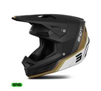 Shot Speed Atomic Mips Motocross Helmet, gold, size M for Men