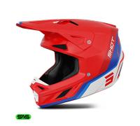 Shot Speed MX Helmet Red PearlyL Red Pearly