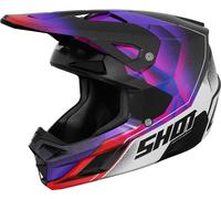 Shot Speed Olymp Youth Motocross Helmet, purple, size S