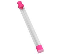 Shot Straw, Leakproof Plastic Silicone Shot Straw Tube, Refillable Portable Wine Shot Straw with Scale, for Bar Party Beach Camping (Pink)