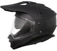 Shot Trek Solid Motocross Helmet, black, size L for Men