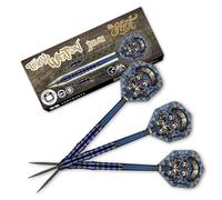 Shot! | Tribal Weapon Darts | Steel Tip Darts Set | 90% Tungsten | Java | Front Weighted | Professional Darts | Metal Tip Darts for Bristle Dartboard | Available in Multiple Weights (24, Grams)