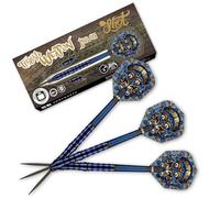 Shot! | Tribal Weapon Darts | Steel Tip Darts Set | 90% Tungsten | Java | Front Weighted | Professional Darts | Metal Tip Darts for Bristle Dartboard | Available in Multiple Weights (23, Grams)