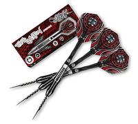 Shot! Tribal Weapon Savage 90% Tungsten Barrels Steel Tip Darts 25 g Professional Darts for Bristle Dartboard