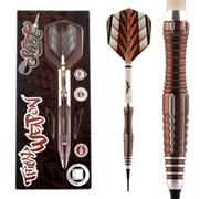 Shot! - Tribal Weapon Soft Tip Dart Set | 90% Tungsten Barrels | Front Weighted for Precision | Made in New Zealand | Professional Grip | Custom Design | Alloy Steel